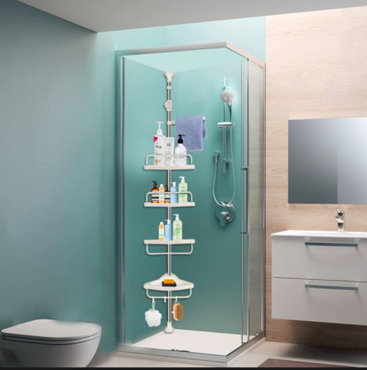 ORGANIZADOR ESQUINERO PARA BAÑO